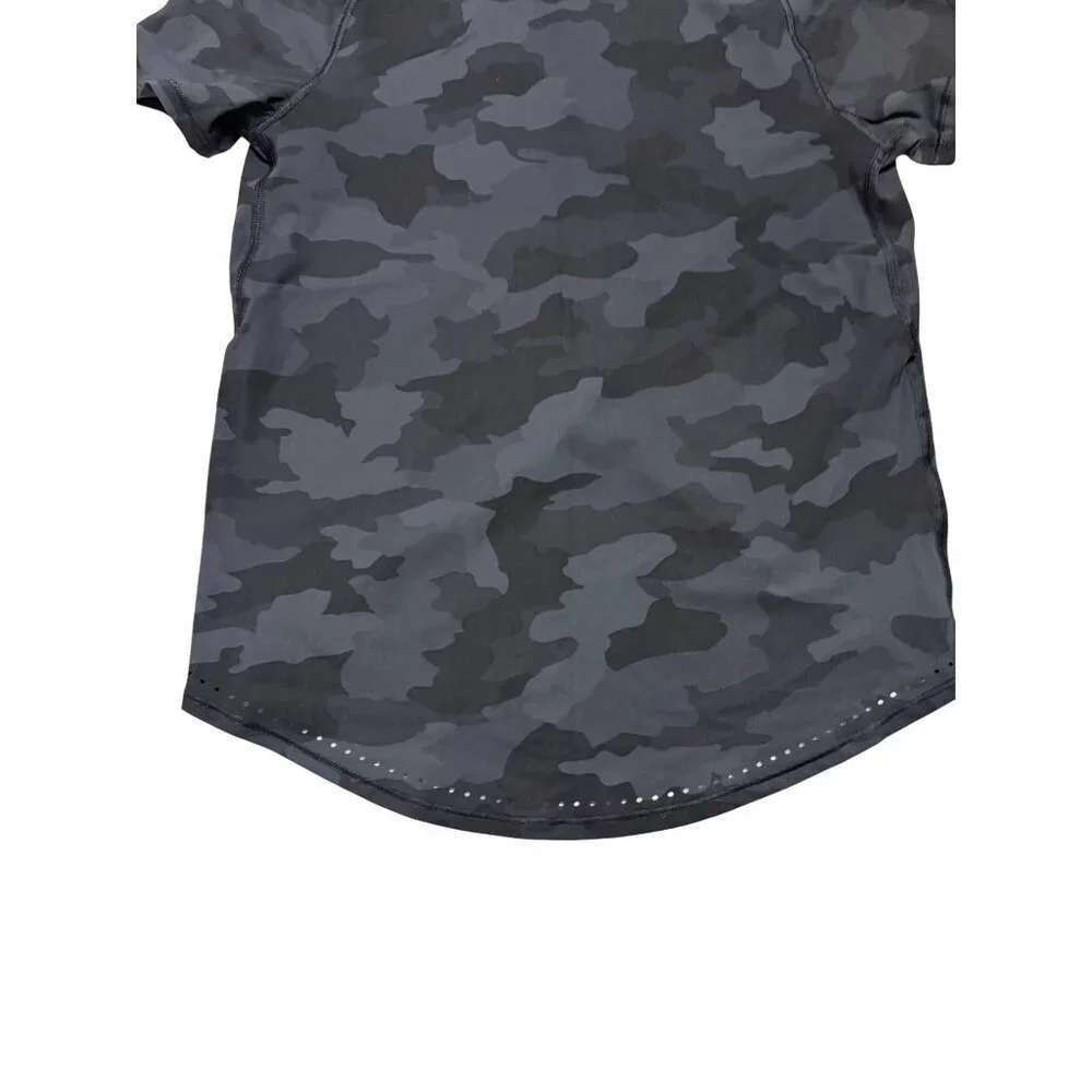 Lululemon Rise and Run Short Sleeve Heritage 365 Camo -sz 0